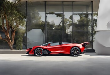 A view of a Maclaren Sports car