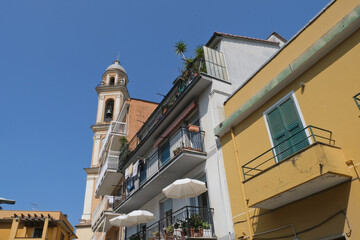 Wall Mural - La cittadina di Moneglia in provincia di Genova, Liguria, Italia.