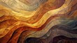 © AminaDesign - Modern abstract background imitating waves in brown shades. Old grunge texture in beautiful yellow brown tones