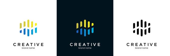 financial growth logo design vector