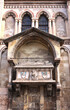Medieval Tomb of the Physician Aventino Fracastoro at the Church San Fermo Maggiore in Verona, Italy
