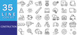 © safdar - Modern thin line icons set of doing business elements, solution for clients. Premium quality outline symbol collection. Simple mono linear pictogram pack. Stroke vector logo concept for web graphics