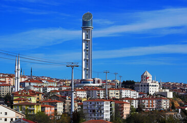 Wall Mural - Ankara Keçiören Republic Tower and Estergon Castle