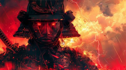 Canvas Print - Infernal Samurai