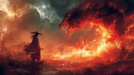 Canvas Print - Inferno Clash