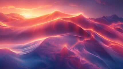 Canvas Print - Luminescent Peaks