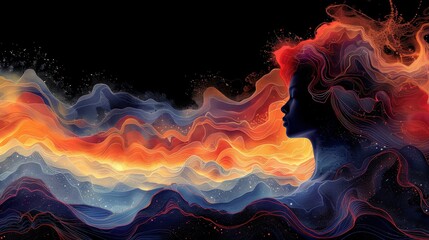 Canvas Print - Celestial Profile