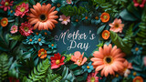 Fototapeta Big Ben - Wallpaper Written Mother's Day