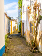 Street of Obidos Castle in Portugal