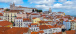 View from Miradouro das Portas do Sol in Lisbon, Portugal