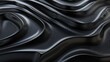 Wallpaper with rippled texture, abstract black background, 3D render