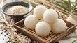 Mochi-kibi, a rare grain from Japan, is a favorite among health-conscious individuals.