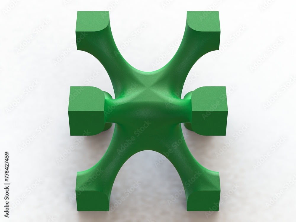 Lattice Structures of Skeletal I-WP 3D print model Stock Illustration ...