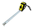 © Gudman - Construction measuring tape on a white background. Roulette