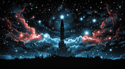 Wall Mural - Cosmic Monolith