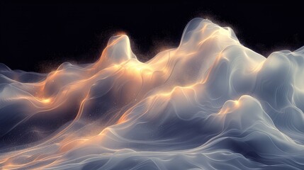 Canvas Print -  Ethereal Peaks