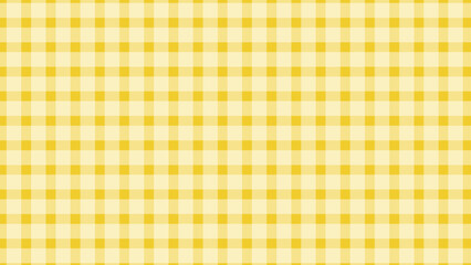 Canvas Print - White and yellow plaid pattern classic background