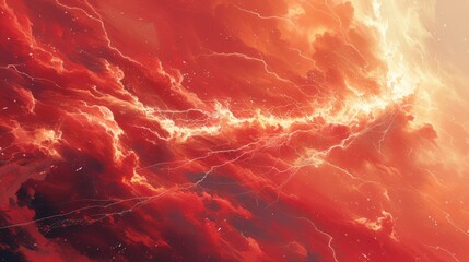 Canvas Print -  Solar Flare Symphony