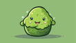 Cute guacamole icon illustration vector graphic 2d