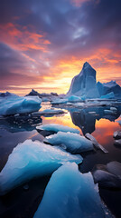 Wall Mural - Iceland nature scenery in winter