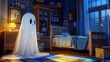 ghost arrived in the child room horrible scene 