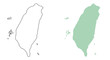 台湾の地図