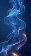 © PX Studio - abstract smoke background,Abstract blue smoke swirls on dark background, mobile wallpaper,abstract blue smoke figure