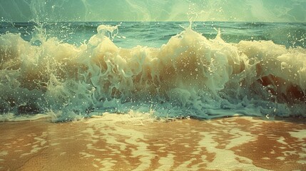 Hot Sand and Cool Waves, Textured Summer Sensations Photography