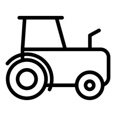 Sticker - tractor icon 