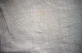 Fototapeta Sport - A photo of the texture of a textile fabric. White fabric background.
