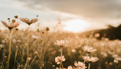 Wall Mural - floral background vintage flowers