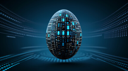 Binary code abstract internet concept background