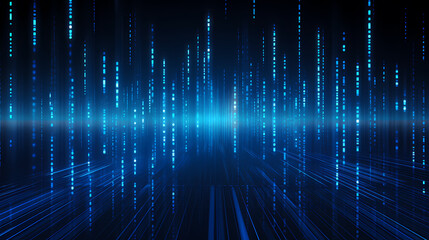 Binary code abstract internet concept background
