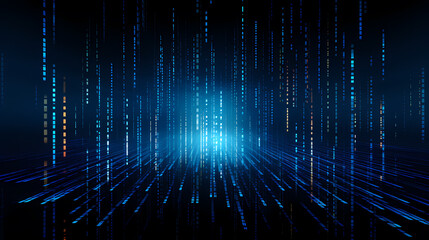 Binary code abstract internet concept background