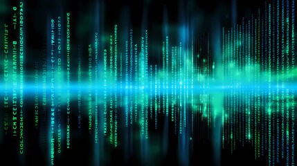 Binary code abstract internet concept background