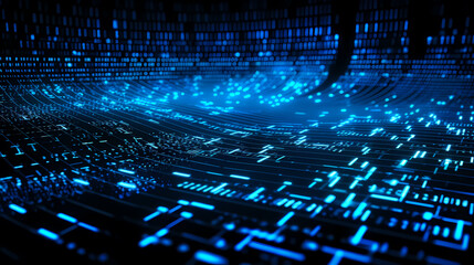 Binary code abstract internet concept background