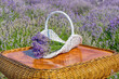 Basket with lavender