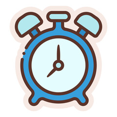 Poster - alarm clock sticker