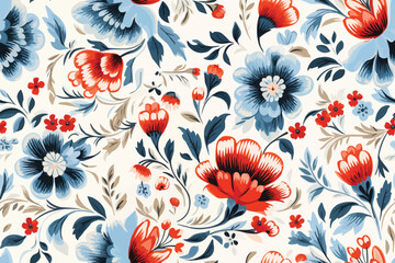 Wall Mural - Floral pattern design , Printing Textile , Transfer designs , pattern , flower