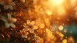 Plants of Inspiration, Blooming Visions, A whimsical dreamscape, Golden hour