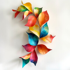 Wall Mural - A colorful paper mache wall decor piece