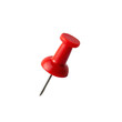 © shabbir - Red push pin isolated on transparent background.