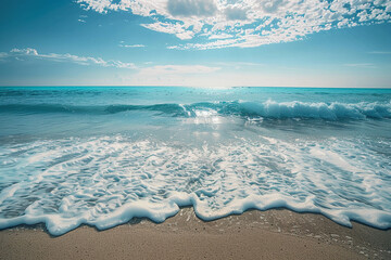 waves on the beach