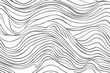zebra pattern with wavy lines line art, seamless pattern distorted wallpaper