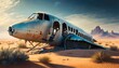 old abandoned airplane