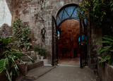 Fototapeta Uliczki - old church architecture  Boso Boso Rizal Philippine