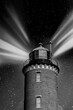 Der Leuchtturm von Cuxhaven bei Nacht