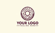 © syahed - Donuts and Coffee logo. Cafe or bakery emblem Vector donut logo combination. Doughnut and cake symbol or icon. Unique bakery and organic logotype design template