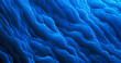 Blue waves with  geometric shape pattern Background