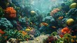 Underwater Wonderland with Vegetable Coral Reefs